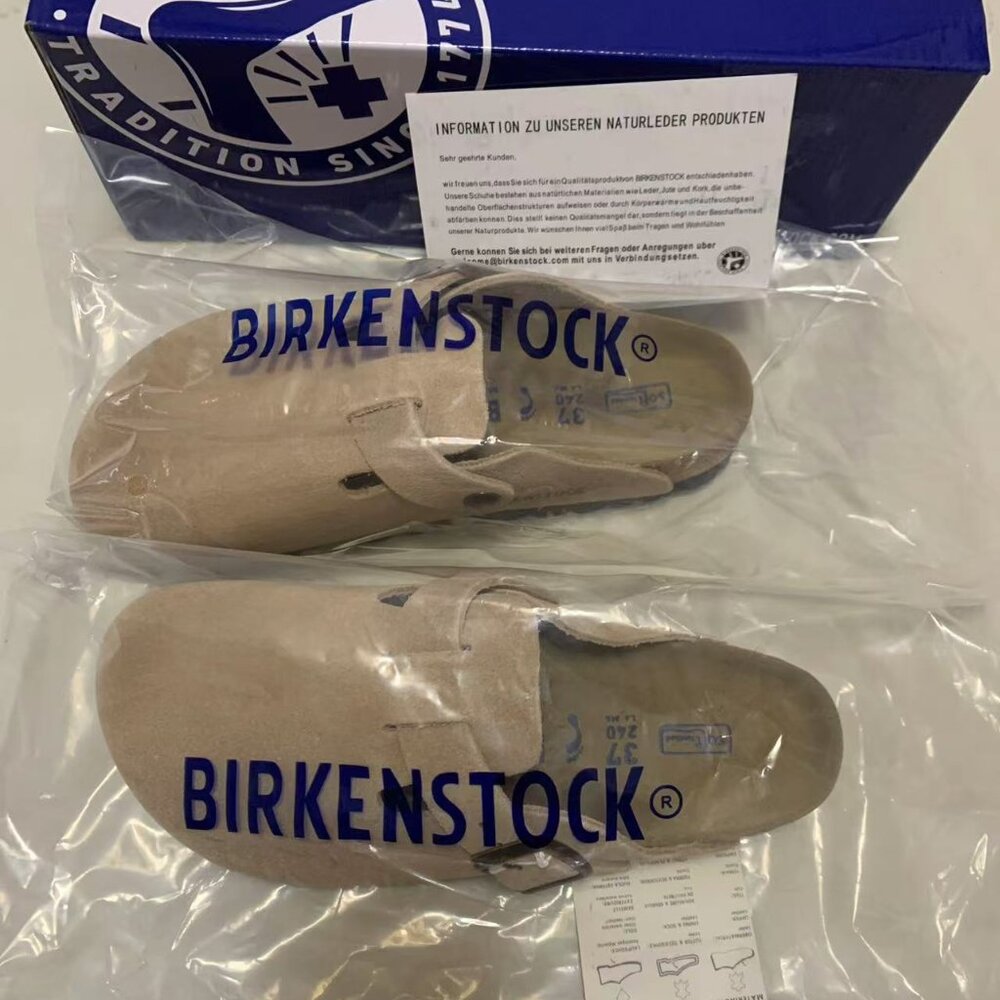 Birkenstock Boston Cream Women's Sandals Narrow - Picture 6 of 6